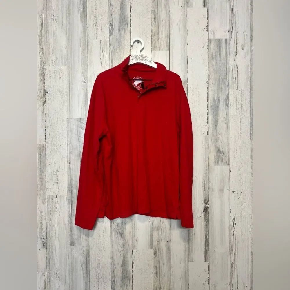 John Barlette men’s Red long sleeve